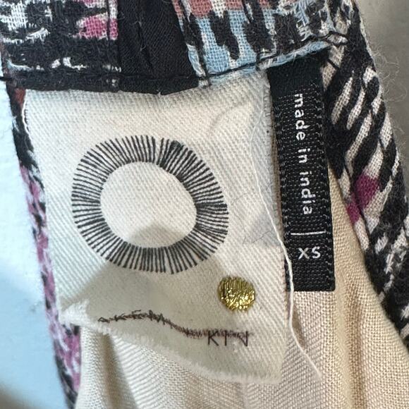 AKEMI + KIN Anthropologie Riviera Tassle cotton patchwork print womans sixe XS - Picture 9 of 16